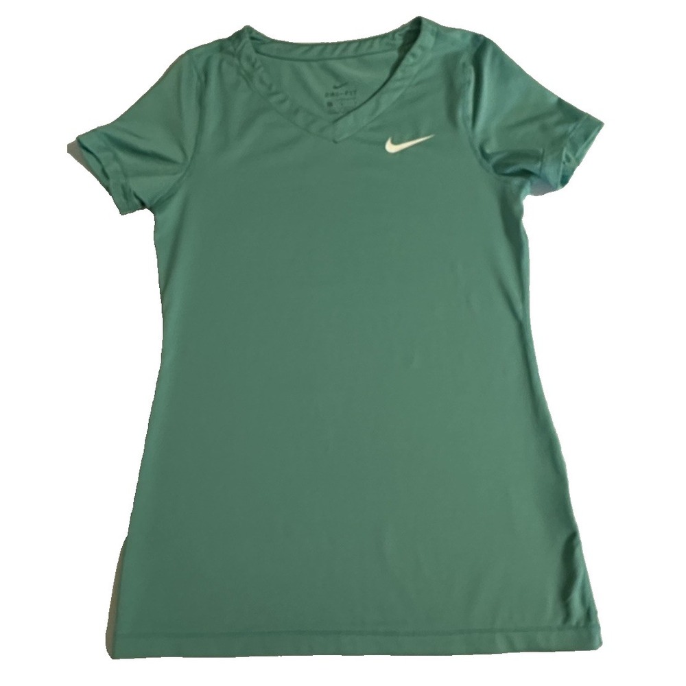 Nike Dri-FIT Womens Small Blue Athletic Short Sleeve Performance Shirt Tee